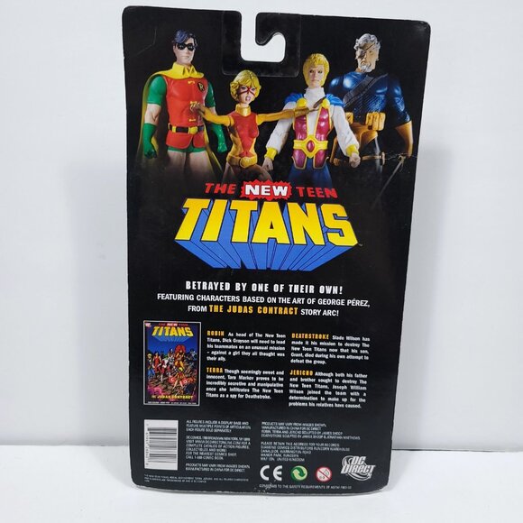 DC Direct The New Teen Titans Unmasked Deathstroke Action Figure New - Picture 4 of 4